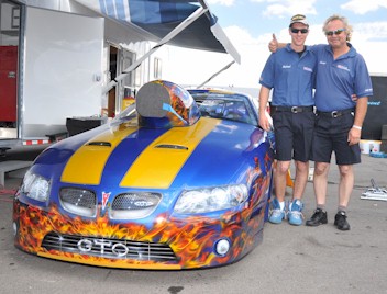 Maurice and Michael with their 2007 GTO at Norwalk 2008