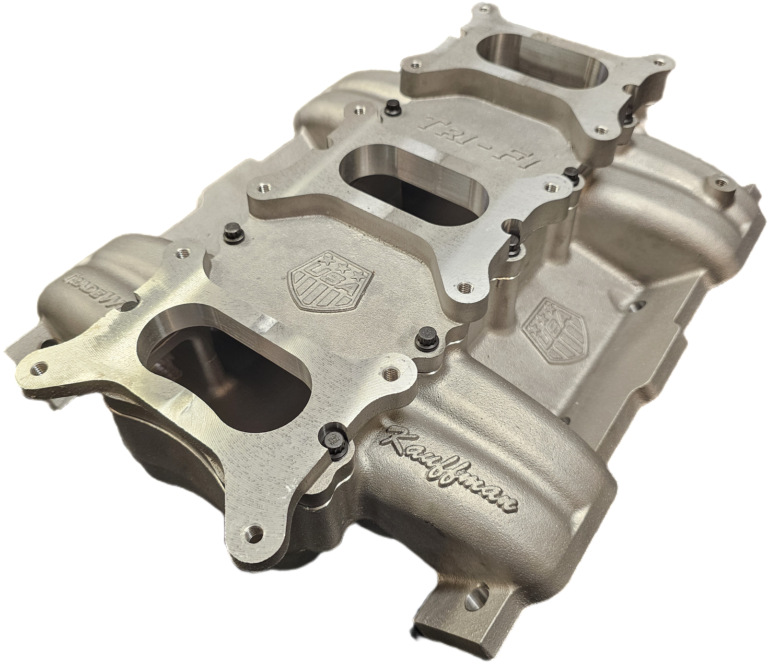 Kauffman Trade Wind Pontiac Tripower Intake Manifold EFI Holley 2300